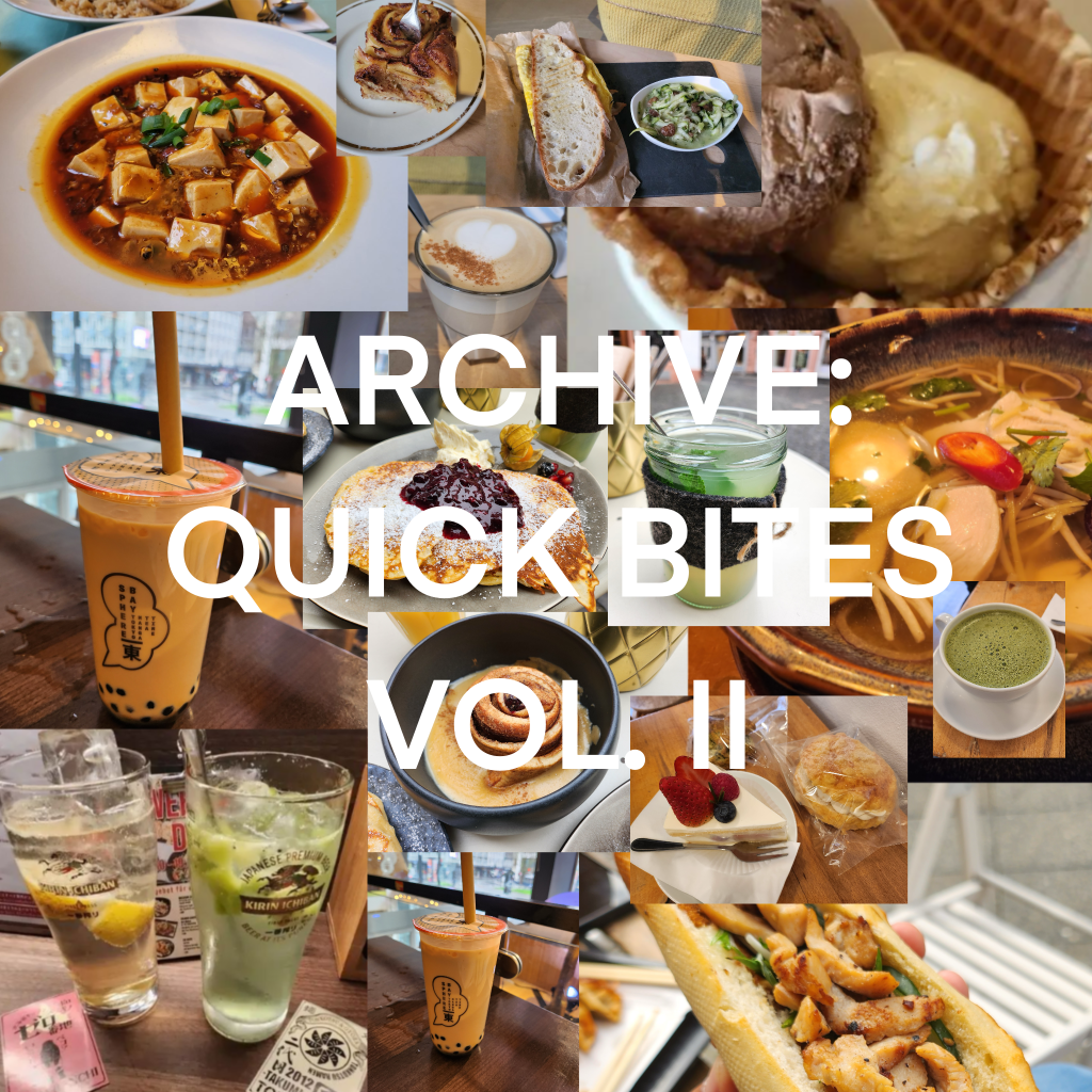 Archive: Quick Bites – Vol.&nbsp;II