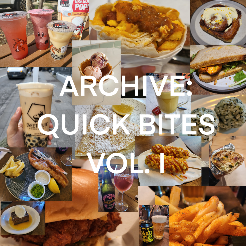 Archive: Quick Bites – Vol.&nbsp;I