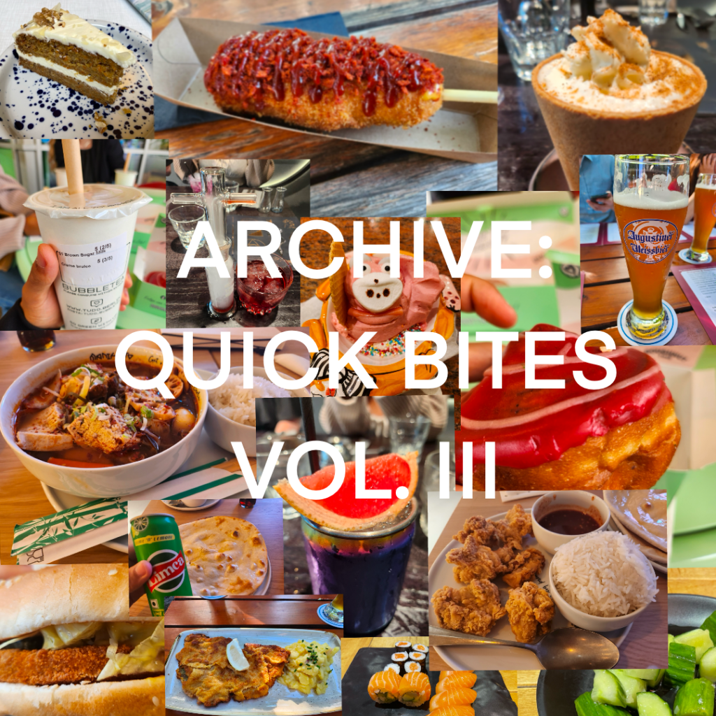 Archive: Quick Bites – Vol.&nbsp;III